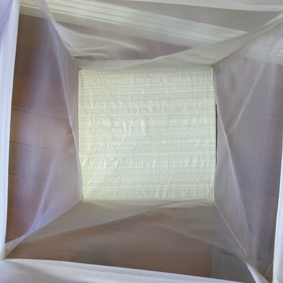 Laundry Hamper Collapsible Mesh Laundry Hamper Polyester Foldable Laundry Bag - Picture 9 of 10